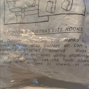 Hooks for Outdoor Christmas Light